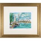 児玉幸雄 「セーヌ河」 リトグラフ 版画 絵画 - 北海道画廊