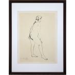 佐藤忠良 「背を向ける裸婦」 リトグラフ 版画 絵画 - 北海道画廊