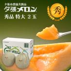 【早割り特価】夕張市農協直送 共撰品 夕張メロン秀品特大(約2.0kg) 2玉【送料無料】北海道 お中元 贈答品 引出物 赤肉メロン お供え物 お盆 名物