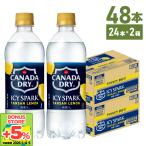 ショッピング炭酸水 ● 炭酸水 強炭酸 ペットボトル アイシー・スパーク from カナダドライ レモン 490ml 24本入 2箱 48本 送料無料