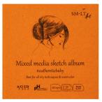 SM*LT подлинный Bay Be скетчбук Miku -тактный носитель информации высококлассный акварель бумага размер 90x90mm