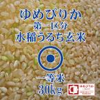 令和5年産 北海道産 ゆめぴりか 玄米 30kg 第一区分 一等米 北海道米 ブランド協議会認証