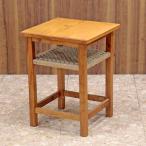  дерево табурет боковой стол Англия Vintage Mid-century Северная Европа 