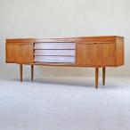  буфет Morris of Glasgow щеки материал длинный шкаф Morris *ob* стакан go- Vintage Англия Mid-century 