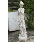 女神像B 置物 オーナメント アンティーク ヴィーナス オブジェ ガーデニング 樹脂 レジン