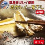 カレイ 一夜干し 赤ガレイ 干物 越前カレイ 赤カレイ一夜干し 1kg 約5〜7尾入 お徳用 業務用 大型 酒のつまみ 夜の一品に 北陸応援 ポイント消化