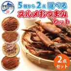 おつまみ 選べる スルメおつまみセット 5種から2点 80g スルメ セット ジャーキー ソーメン あたりめ つまみ 酒の肴 詰め合わせ 北陸応援 北陸応援 ポイント消化