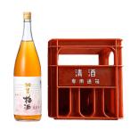 【W】萬歳楽 加賀梅酒1800ml 6本(1ケース) 宅配140サイズ