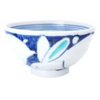 九谷焼 飯碗（ご飯茶碗）うさぎ 青�