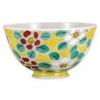 九谷焼 軽量飯碗（ご飯茶碗）花模