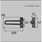 LIXIL для ремонта детали дверь *. дверь для детали дверь цепь вход * магазин * задняя дверь * терраса дверь : дверь защита pre nas половина вне есть рамка-оправа [DCFZ724]
