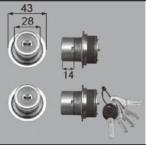 LIXIL для ремонта детали дверь *. дверь для детали таблеток вход * магазин * задняя дверь * терраса замок : цилиндр комплект DN[DDZZ3001]