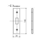  вспомогательный замок .(HH-4K-12371) защелка получить ключ получить рамка-оправа таблеток кейс дверь дверь вход задняя дверь замена замена 