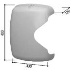 郵便受箱(HH-K-39158)　ドア用ポスト　ドア用スコープ　通風ドア上げ下げ部品　飾り座　玄関ドア　アパートドア　エアリフレ