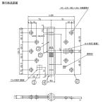 LIXIL補修用部品 ドア・引戸用部品 丁番 玄関・店舗・勝手口・テラスドア：丁番[L1X26]