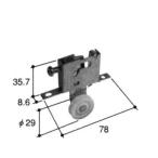  три . aluminium дверь машина PYTO173 правый свое усмотрение ванная 3 листов . дверь для пробег ролик нижняя часть металлические принадлежности замена детали для ремонта рама детали открытие и закрытие час. вес ....... улучшение делать для замены детали..