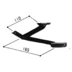  три . детали задняя дверь arm * arm стопор : arm стопор ( сверху рамка-оправа )[WD0277]