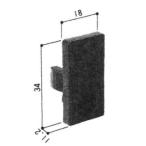  три . aluminium для ремонта детали задняя дверь колпак : колпак ( внизу серп кама .)[WD1188]