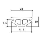 三協部品 玄関引戸 気密材 (たてかまち)[WD1818] L=2200mm 戸当りかまち,突合せかまち用 ゴムパッキン タイト材 クッション材 緩衝材 AT材 正規品・高耐久