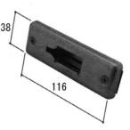  три . детали задняя дверь цилиндр * Strike : Strike ( длина рамка-оправа )[WD4014]