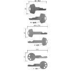  запасной ключ ( талия производства ) 1 шт. YKK aluminium рама ограничение сопутствующие товары :[ оригинальный товар ][. ключ ][ ключ ][. ключ сборный ]