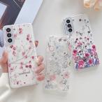 galaxy s23 ケース 韓国 おしゃれ galaxy s22plus s23 ultra ケース galaxy s22 ケース 透明 花柄 galaxy s22 ultra s22+ ケース 薄型 軽量 galaxy s21 s21+