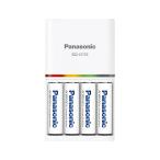 パナソニック エネループ 急速充電器セット 単3形充電池 4本付き スタンダードモデル K-KJ55MCC40