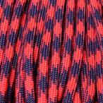 [ цвет :Neon Pink and Purple (Nerds) ]550 Parachute Cord, выдерживающий . -слойный 250Kg America производства E.L. wood Braiding Company производства / 1m