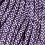 [ цвет :Diamonds Acid Purple with Cream ]550 Parachute Cord, выдерживающий . -слойный 250Kg America производства E.L. wood Braiding Company производства / 1m