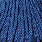 [ цвет :Blue &amp; Purple Barber Pole Stripes ]550 Parachute Cord, выдерживающий . -слойный 250Kg America производства E.L. wood Braiding Company производства / 1m