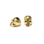 [SCHMUCKATELLI ANTIQUE GOLD PLATED CLASSIC SKULL BEAD] бисер / очарование удобный товары детали ручная работа pala код детали продажа по отдельности одиночный товар 