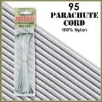 [ цвет :White ]95 Parachute Cord, выдерживающий . -слойный 45Kg America производства Pepperell производства / 1m