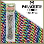[ цвет :Rainbow ]95 Parachute Cord, выдерживающий . -слойный 45Kg America производства Pepperell производства / 1m
