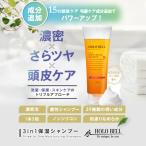 HOLO BELL(ホロベル) 3in1 メンズ 保湿シャンプー 無添加 濃密泡 ノンシリコン 弱酸性 ラフランスハーブの香り 250g