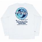 メンズ 長袖 Tシャツ ロングTシャツ アロハメイド フララニ (メンズ ホワイト) 194MA1LT045 ハワイアン雑貨 ハワイアン 雑貨