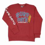 SALE ハワイアン雑貨 ハワイアン 雑貨 メンズ トレーナー SURF DAY'S サーフデイズ メンズ トレーナー(S.レッド) 194SF1TR025 長袖