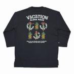ハワイアン雑貨 ハワイアン 雑貨 アロハメイド メンズ 長袖 七分袖 Tシャツ ロングTシャツ(メンズ/チャコールグレー) メール便対応可 ハワイアン雑貨