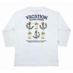 メンズ 長袖 七分袖 Tシャツ ハワイアン サーフデイズ ロングTシャツ(メンズ/ホワイト) ハワイアン雑貨 ハワイアン 雑貨 メール便対応可