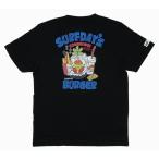 ハワイアン雑貨 ハワイアン 雑貨 SURF DAY'S サーフデイズ メンズ 半袖 Tシャツ (メンズ/ブラック) 202SF1ST085 メール便対応可 ハワイアン雑貨 ハワイアン