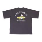 メンズ 半袖 Tシャツ ラグラン袖 ビッグシルエット ミッキーマウス MICKEY MOUSE ディズニー DISNEY (メンズ/チャコールグレー) ANTIBAL 252AN1ST343