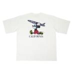 メンズ 半袖 Tシャツ ラグラン袖 ビッグシルエット ミッキーマウス MICKEY MOUSE ディズニー DISNEY (メンズ/ホワイト) バックプリント ANTIBAL 252AN1ST345