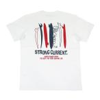 半袖 Tシャツ メンズ ストロングカレント STRONG CURRENT ハワイアン雑貨 2025新作 サーフブランド (メンズ/ホワイト) ハワイアン 252SC1ST441 サーファー