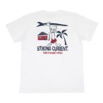 半袖 Tシャツ メンズ ストロングカレント STRONG CURRENT ハワイアン雑貨 2025新作 サーフブランド (メンズ/ホワイト) ハワイアン 252SC1ST443 サーファー