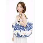 ハワイアン トートバッグ ハワイアン雑貨 フララニハワイ 中綿トート バッグ マザーズバッグ スナップタイプ (アイボリー) 261HU4BG076 フラバッグ 旅行バッグ