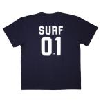 半袖 Tシャツ メンズ ハレイワ ハワイ ハワイアン雑貨 ハワイアン 雑貨(ネイビー) SURF 01 メール便対応可 ハワイアン雑貨 サーフブランド