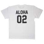 ショッピングハワイ 半袖 Tシャツ メンズ ハレイワ ハワイ ハワイアン雑貨 ハワイアン 雑貨(ホワイト) ALOHA 02 メール便対応可 ハワイアン雑貨 サーフブランド 雑貨 ハワイ
