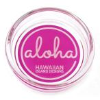 ハワイ 土産 お土産 ハワイアン インテリア ハワイアン雑貨 ハワイアンOld-Fashioned 小物入れ灰皿 マルチトレイ HOA-011 Aaloha(ピンク) HID