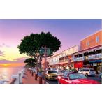 ハワイアン雑貨 インテリア ハワイアン 雑貨 栗山義勝 キャンバス パネル絵 (LAHAINA FRONT STREET/ラハイナ) ハワイアン雑貨 ハワイ お土産