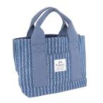 ハワイアン トートバッグ バッグ デニム 仕切り キャンバス ミニ トートバッグ (ネイビー)  お出かけバッグ ハワイアン雑貨 雑貨 ハワイアンバッグ