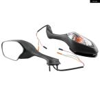 【並行輸入品】1ペア オートバイ バックミラー サイドミラー LED インジケーター ライト付き ホンダ CBR1000RR 2008 - 11/ 08 09 10 11